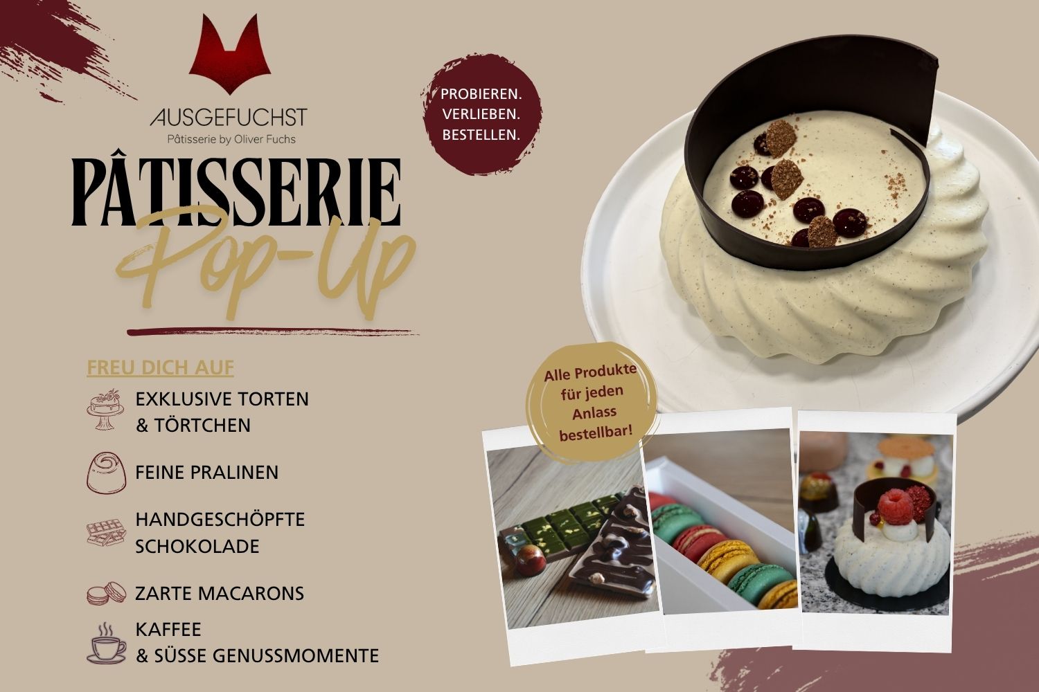 Pop-Up Pâtisserie Event